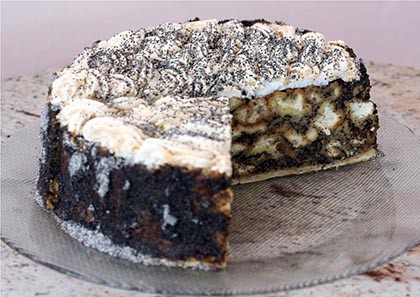 Mákos guba torta II